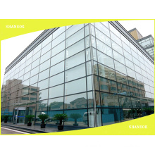 Aluminium Frame and Tempered Glass Curtain Wall